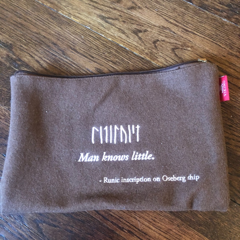 Viking felt bag